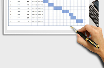2024年计划表（自动日期）exce表格
