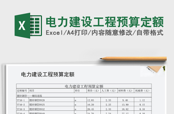 年度财务预算表