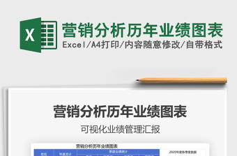 2025年营销分析历年业绩图表