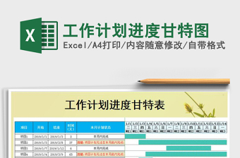 2024年工作计划进度甘特图免费下载