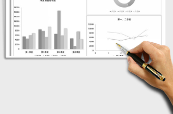 2025年产品季度销售图表