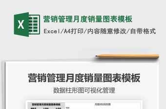 2025年营销管理月度销量图表模板