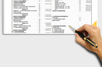 2024年现金流量表exce表格免费下载