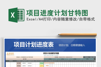 2024年项目进度计划甘特图