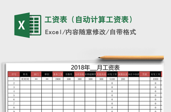 2025年工资表（自动计算工资表）
