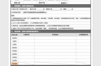 2024年岗位目标责任书（标准、完整版，签约形式，2018更新）免费下载