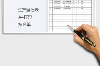 2025成品生产指令单免费下载