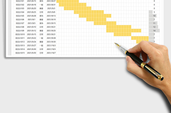 2025项目计划表-工作进度表免费下载