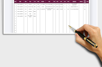 2024视频拉片分镜头表exce表格