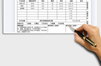 2025销售合同（清单）免费下载