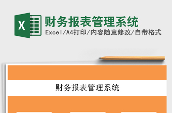 2025财务报表管理系统免费下载