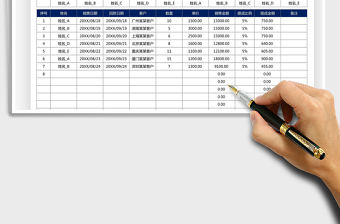 2025销售部成员提成统计表免费下载