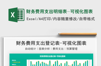 2025财务费用支出明细表-可视化图表免费下载