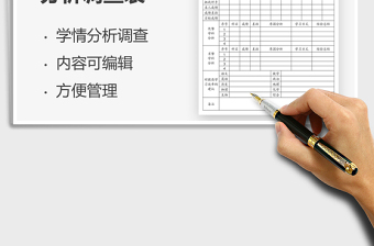 2025学生学情分析调查表免费下载