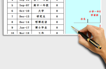 2025大事记图（适用于 Microsoft Office）免费下载