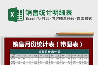 销售统计明细表