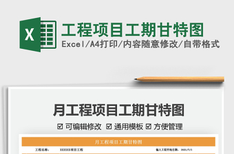 2025工程项目工期甘特图免费下载