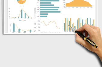 2024人力资源分析管理表-可视化图表excel表格