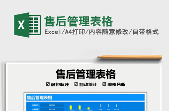 2025售后管理表格免费下载