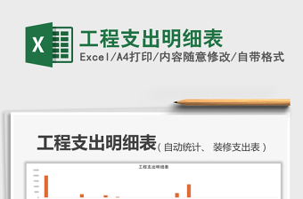 2025工程支出明细表免费下载