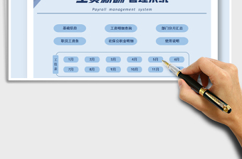 2024工资薪酬管理系统（新个税、社保excel表格