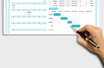 2025工作计划表-行程安排表-甘特图免费下载