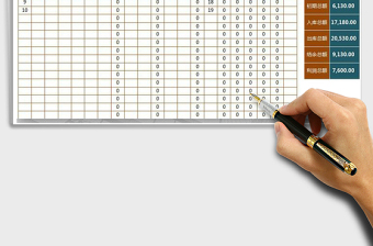 2025仓库进销存明细表（自动管理）免费下载