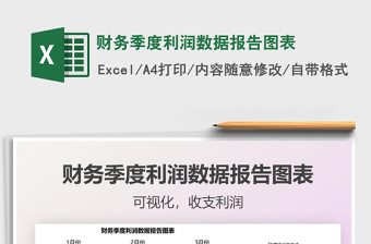 2025财务季度利润数据报告图表免费下载