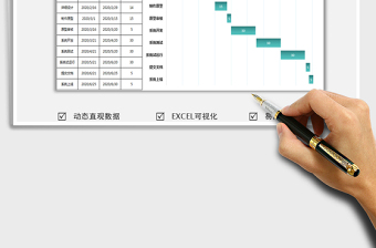 2024项目进度甘特图excel表格