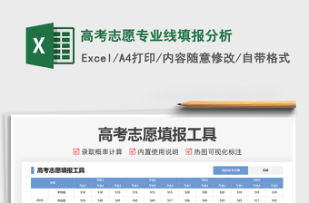 2025高考志愿专业线填报分析免费下载