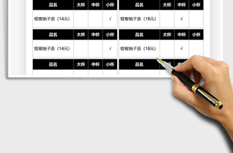 2025奶茶店标签贴免费下载