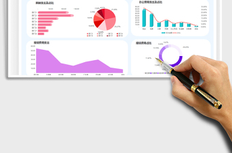 2024费用支出明细表-可视化图表exce表格免费下载