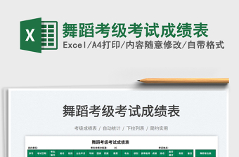 2025舞蹈考级考试成绩表免费下载