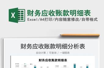 2025财务应收账款明细表免费下载
