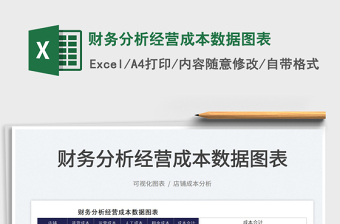 2025财务分析经营成本数据图表免费下载