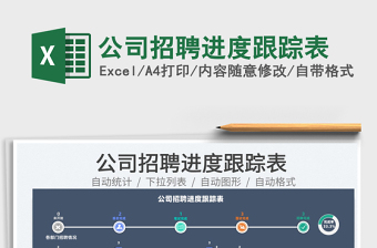 2025公司招聘进度跟踪表免费下载