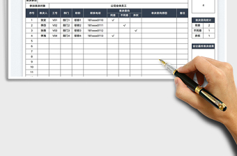 2025会议表决情况记录表免费下载