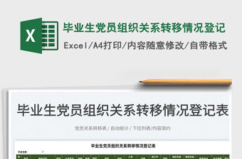 党员组织关系转出入登记表