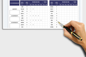 2025篮球比赛犯规计次表免费下载
