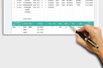 2025产品生产交货单免费下载