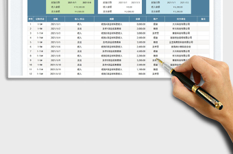 2025店铺收入支出明细表免费下载