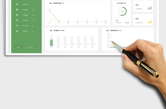 2024抖音号数据运营分析看板excel表格