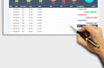 2025年度收支利润财务报表免费下载