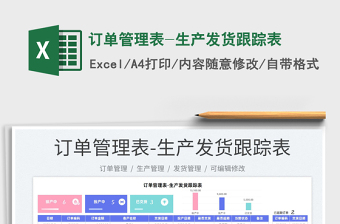 2025订单管理表-生产发货跟踪表免费下载