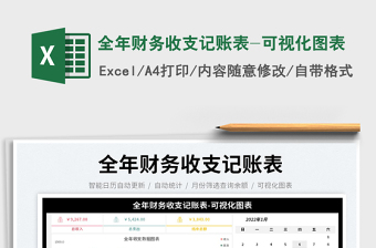 2025全年财务收支记账表-可视化图表免费下载