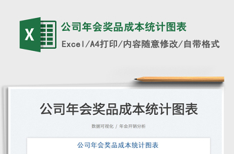 2025成本统计excel表格大全