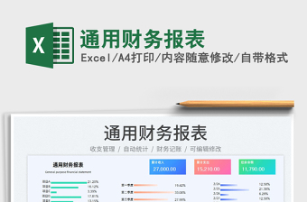 2025通用财务报表免费下载