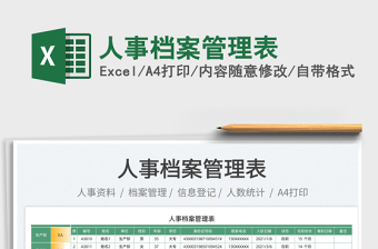 2025人事档案管理表免费下载