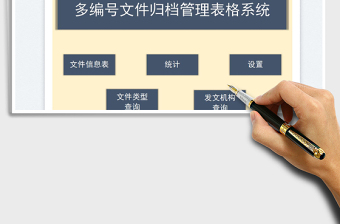 多属性对文件档案进行编码编号的