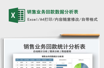 2025销售业务回款数据分析表免费下载